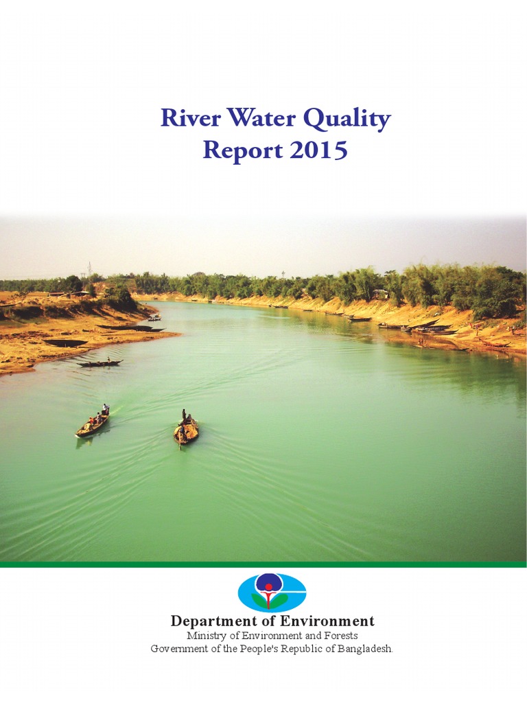 River Water Quality Report 2015 PDF Water Quality Water