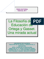 La filosofía de la educación de Ortega y Gasset.pdf
