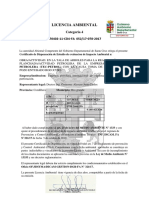 Licencia ambiental para tala de árboles en actividad petrolera