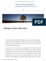 Biología, Salud y Bienestar - Orgonitas Técnicas Orgotec© PDF
