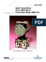 Manual Bristol 3808 Multivariable Transmitters en 133322 PDF