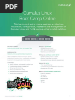 Cumulus Linux Boot Camp Online