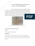 Etapas de Un Proyecto de Estabilización de Suelos Con Aditivo Perma PDF