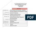 Jadwal Kerja Panitia