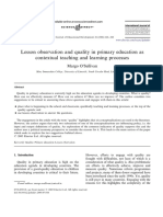 Lesson Observation and Quality in Primary Education As CTL Processes PDF