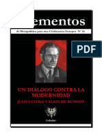 Elementos 16 Un diálogo contra la Modernidad - Evola y De Benoist.pdf