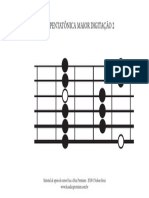 Escala Pentatônica Maior Digitação 2 PDF