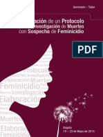 Seminario Elaboracion Protocolo Feminicidio 0 PDF