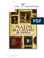 Cardona Gabriel Y Losada Juan Carlos - Malos de La Historia de España PDF