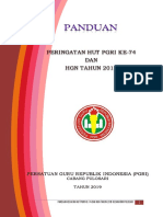 Panduan Hut Pgri 2019