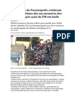 Moradores de Paraisópolis Celebram Missa de Sétimo Dia em Memória Dos 9 Mortos Após Ação Da PM em Baile Funk