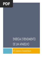 Rendimento de Um Aparelho