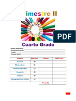 Cuarto Grado Trimestre II RESPUESTAS