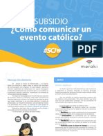 ¿Cómo Comunicar Un Evento Católico - SCI19 PDF