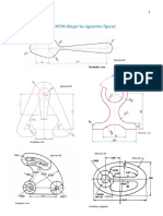 Ejercicios 2D Con Inventor PDF
