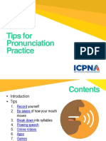 Tips For Pronunciation Practice