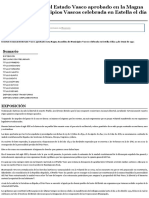 Estatuto General Del Estado Vasco Aprobado en La Magna Asamblea de Municipios Vascos Celebrada en Es