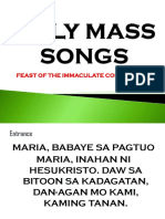 Holy Mass Songs 