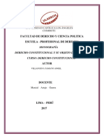 El objeto de estudio del Derecho Constitucional