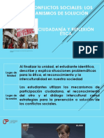 Los Conflictos Sociales y Mecanismos de Participación Ciudadana