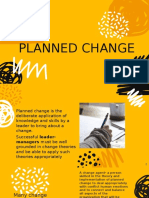 PLANNED CHANGED