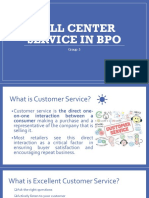 Call Center Service in BPO