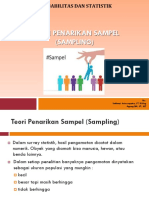 Teori Penarikan Sampel (Sampling) PDF