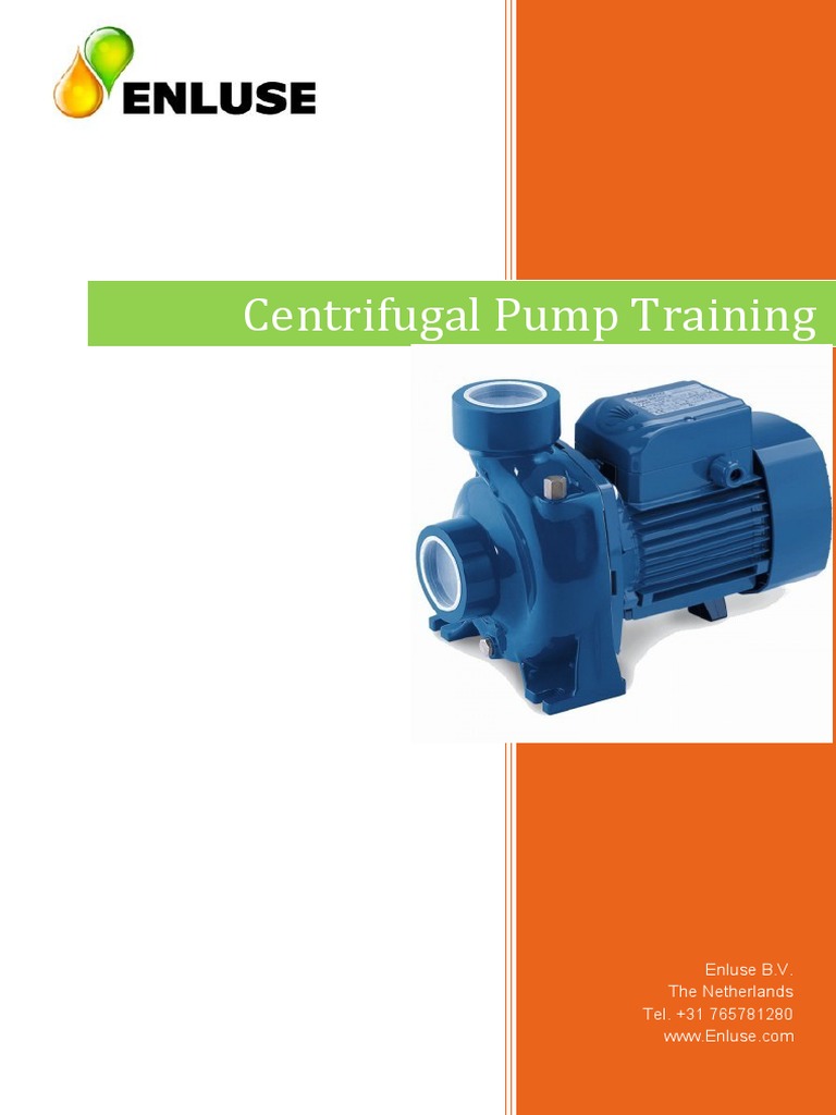 Centrifugal Pump Training PDF Reliability Engineering Machines