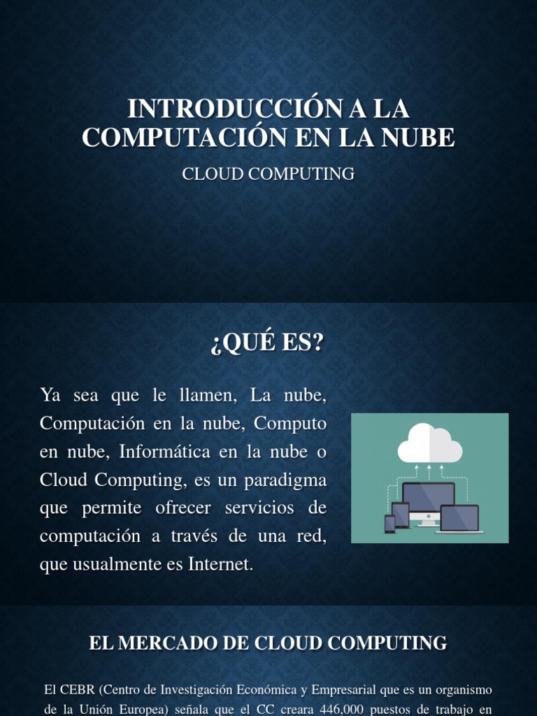 Introducción a la Computación en la Nube | PDF | Computación en la nube ...