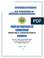 Guias de Practica de Laboratorio de Bioquimica Agroindustrial PDF