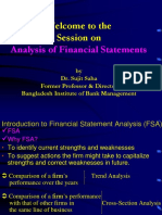 Analysis of Financial Statements (Latest)