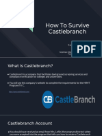 Deliverable - How To Survive Castlebranch