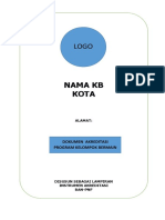 Contoh Proposal Permohonan Akreditasi Paud