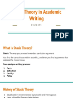 Stasis Theory in Academic Writing - Student Slides 3