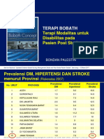 SEMARANG 12 Maret 2017 Terapi Modalitas Untuk Disability Pada Pasien Stroke Dan Post Stroke