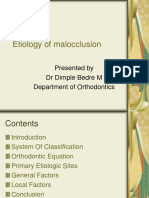 Etiology of Malocclusion: Genetic and Environmental Factors