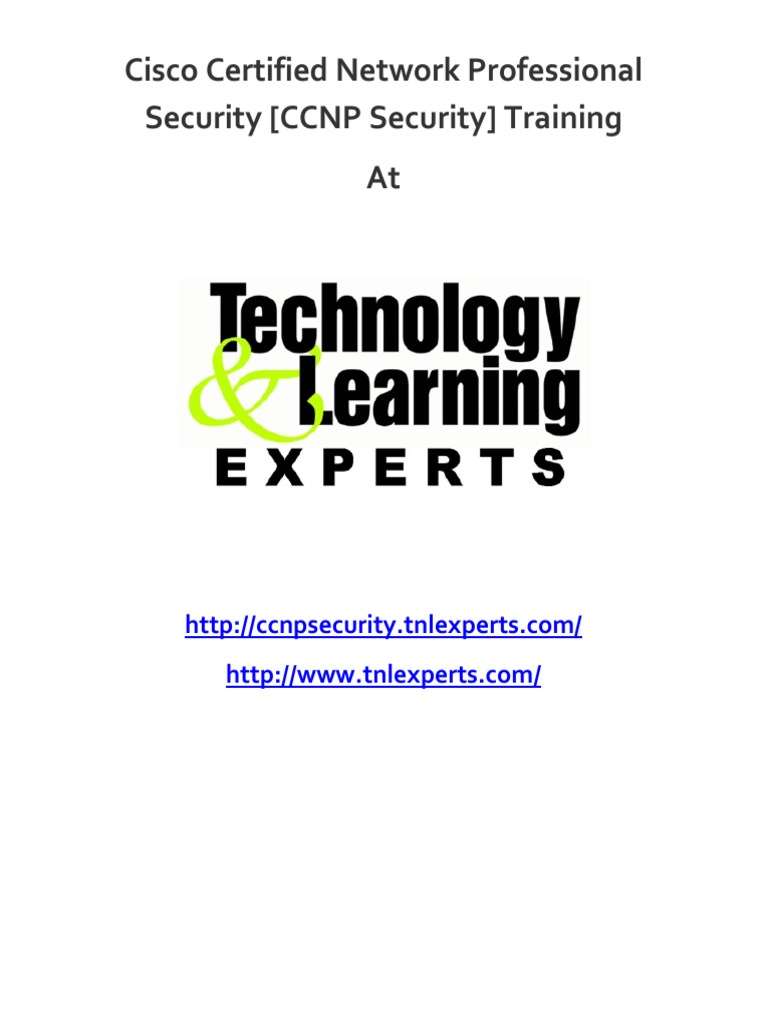 CCNP Security Training Overview | PDF | Cisco Certifications | Virtual ...