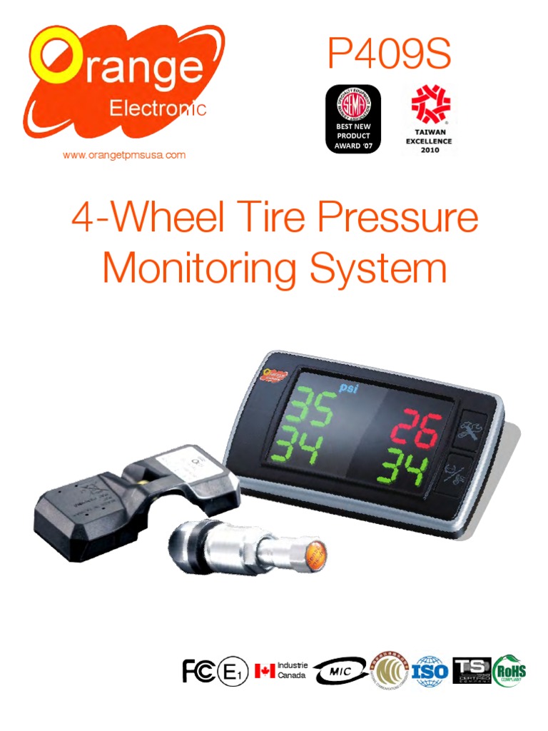 Passenger Car TPMS P409S Manual | PDF | Safety | Land Transport
