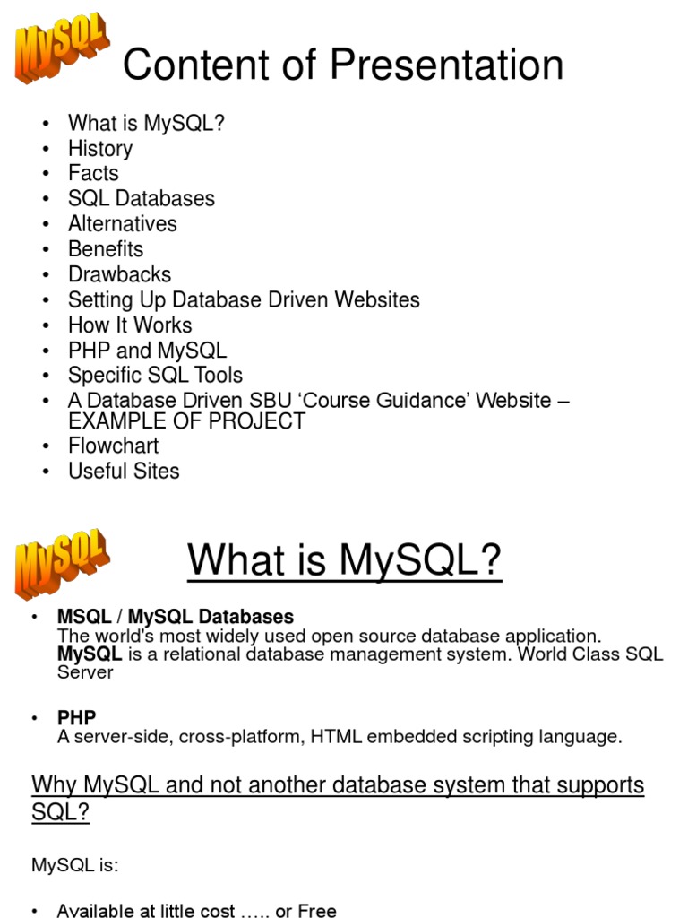 PPT | PDF | My Sql | Php