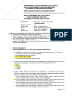 Format Soal Uas Kup