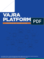 Vajra Platform - A Distributed Ledger System for Automated Payments
