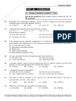 Chemistry - Main - Question Paper