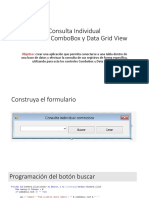 Consulta Individual Combo Box y DataGrid View PDF