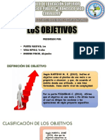 Los Objetivos - Yessi Vega Diapositiva