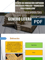 Genero Literario - Diapositiva