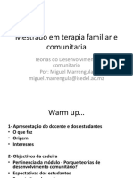 Teorias Desenvolvimento Comunitário