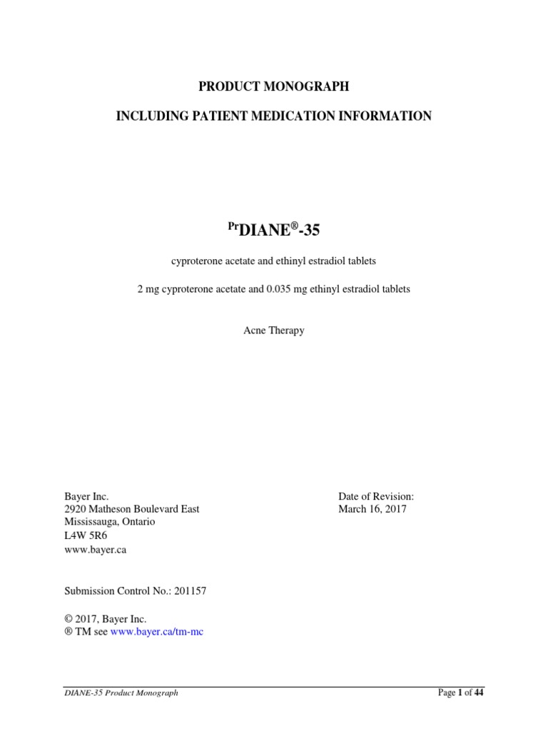 Diane 35 PM en PDF | PDF | Thrombosis | Cardiovascular Diseases