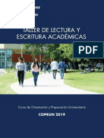 Lectura - y - Escritura - Academias - 2019 UNiv. Moreno PDF