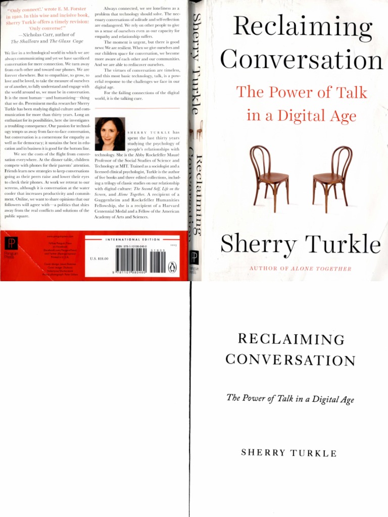 Sherry Turkle Reclaiming Conversation The Power Of Talk In A