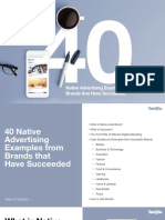 Taboola 40 Native Advertising Examples Ebook PDF